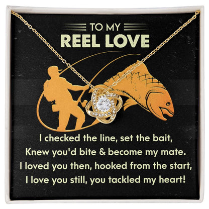 Soulmate - Tackled My Heart - Love Knot Necklace