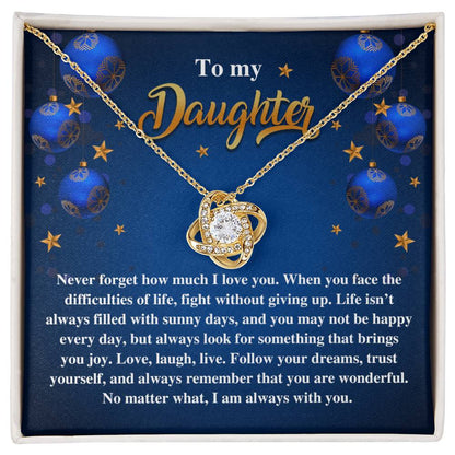 Daughter - Sunny Days - Love Knot Necklace
