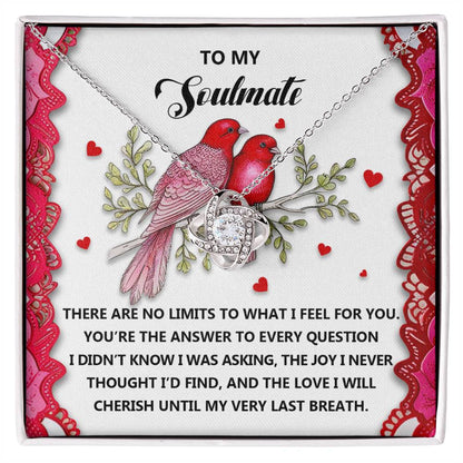 Soulmate - Feel For You - Love Knot Necklace