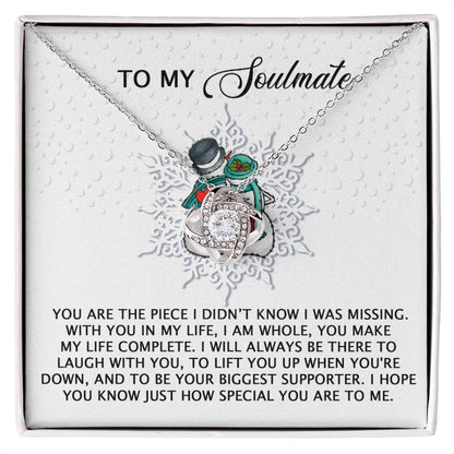 Soulmate - Laugh With You - Love Knot Necklace