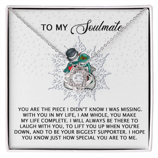 Soulmate - Laugh With You - Love Knot Necklace