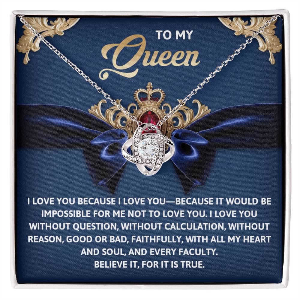 Queen - Every Faculty - Love Knot Necklace