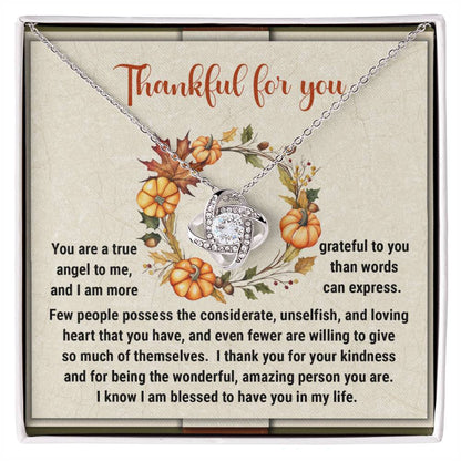 Thanksgiving - The Wonderful - Love Knot Necklace