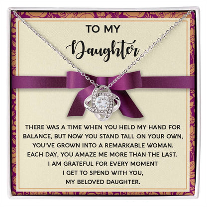 Daughter - Spend With You - Love Knot Necklace