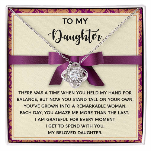 Daughter - Spend With You - Love Knot Necklace