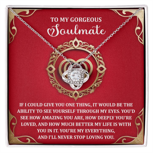 Soulmate - Through My Eyes - Love Knot Necklace