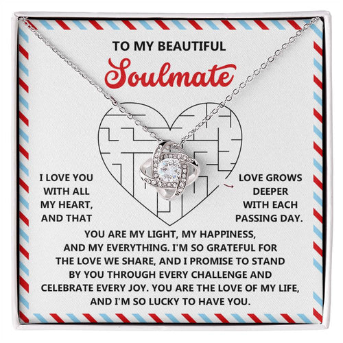 Soulmate - To Have You - Love Knot Necklace