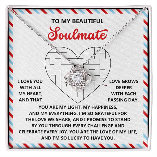Soulmate - To Have You - Love Knot Necklace