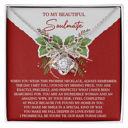 Soulmate - At Peace - Love Knot Necklace