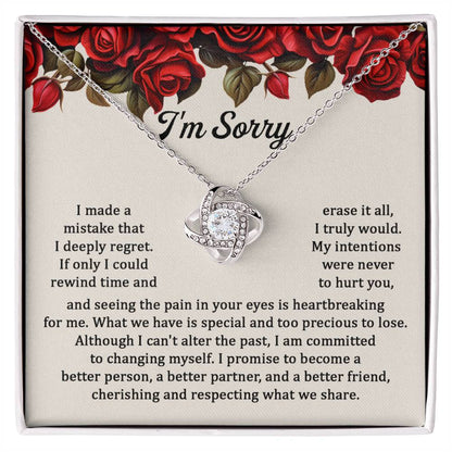 Sorry - Precious To Lose - Love Knot Necklace