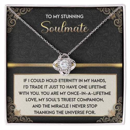 Soulmate - Truest Companion - Love Knot Necklace