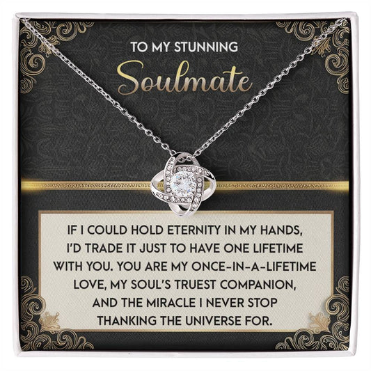 Soulmate - Truest Companion - Love Knot Necklace