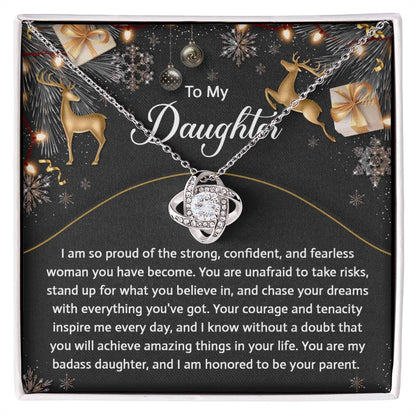 Daughter - Amazing Things - Love Knot Necklace