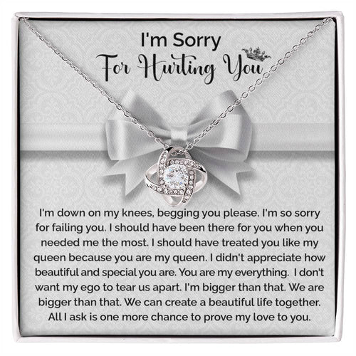 Sorry - My Queen - Love Knot Necklace