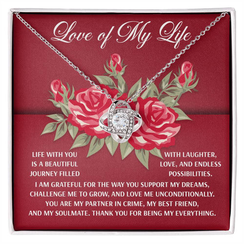 Soulmate - Endless Possibilities - Love Knot Necklace