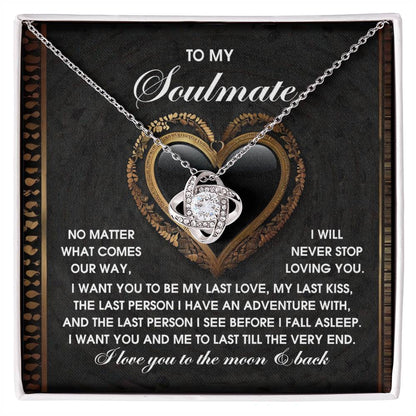 Soulmate - The Very End - Love Knot Necklace
