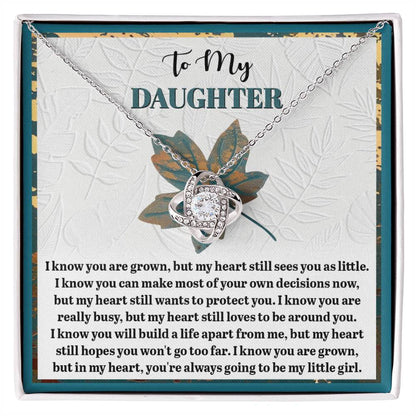 Daughter - Go Too Far - Love Knot Necklace