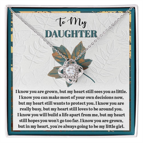 Daughter - Go Too Far - Love Knot Necklace