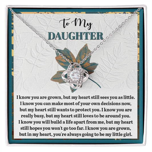 Daughter - Go Too Far - Love Knot Necklace