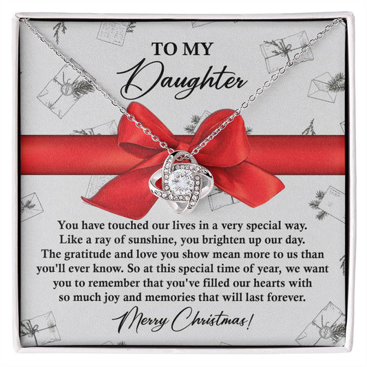 Daughter - Special Way - Love Knot Necklace