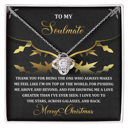 Soulmate - A Love - Love Knot Necklace