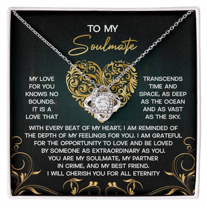 Soulmate - The Sky - Love Knot Necklace