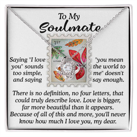 Soulmate - Far More Beautiful - Love Knot Necklace