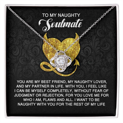 Soulmate - Naughty With You - Love Knot Necklace