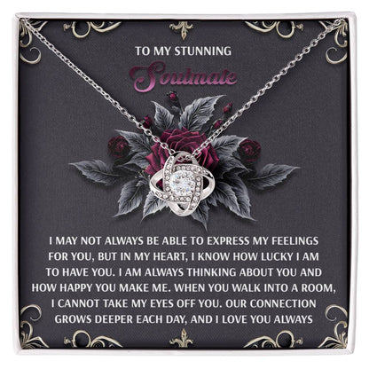 Soulmate - Eyes Off You - Love Knot Necklace