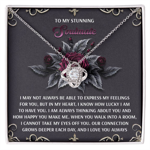 Soulmate - Eyes Off You - Love Knot Necklace
