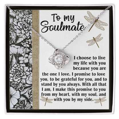Soulmate - Make This Promise - Love Knot Necklace
