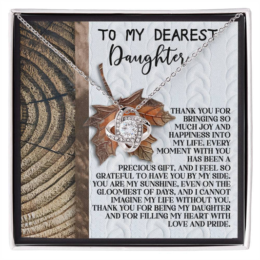 Daughter - Love And Pride - Love Knot Necklace