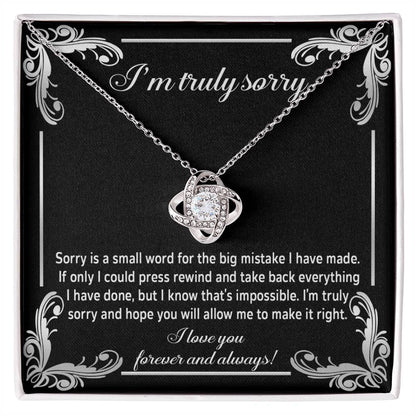 Sorry - Make It Right 2 - Love Knot Necklace