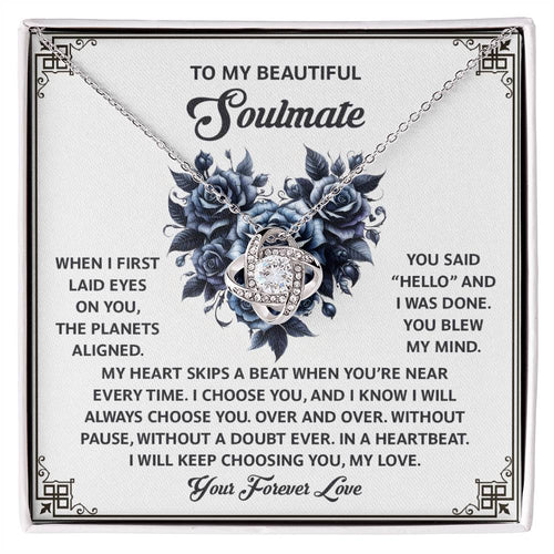 Soulmate - Skips A Beat - Love Knot Necklace