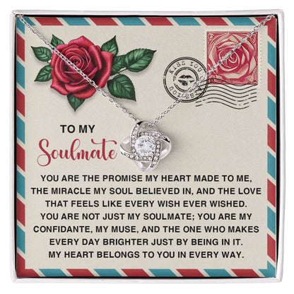 Soulmate - Made To Me - Love Knot Necklace