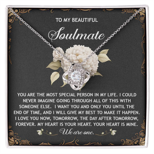 Soulmate - We Are One - Love Knot Necklace