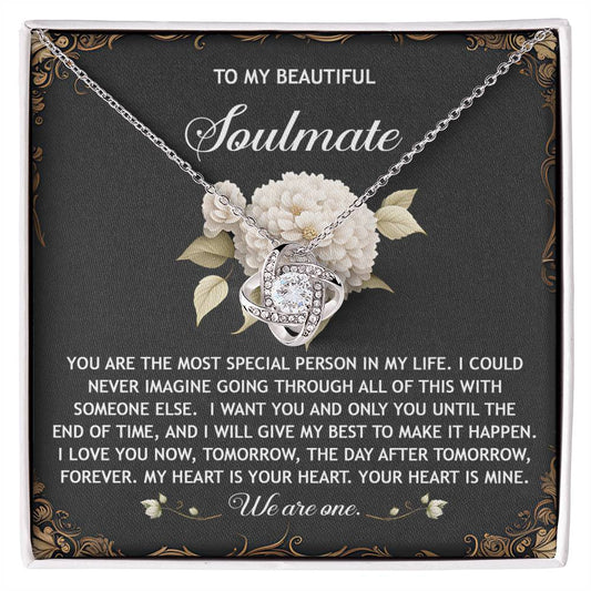 Soulmate - We Are One - Love Knot Necklace