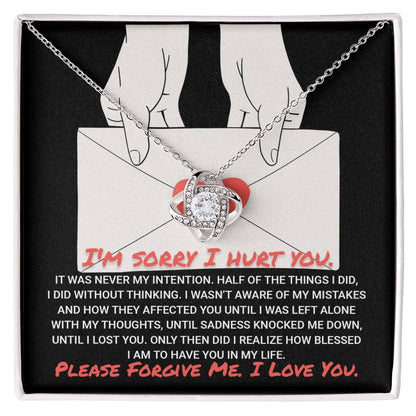 Sorry - Without Thinking - Love Knot Necklace