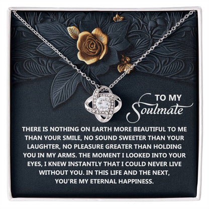Soulmate - Eternal Happiness - Love Knot Necklace