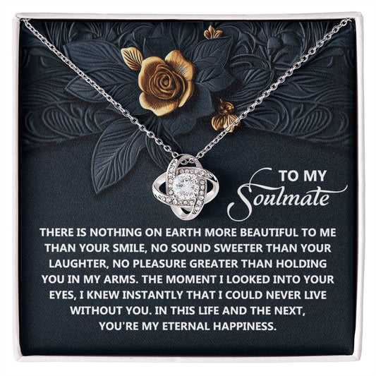 Soulmate - Eternal Happiness - Love Knot Necklace
