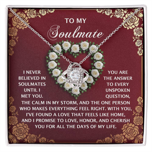 Soulmate - Like Home - Love Knot Necklace