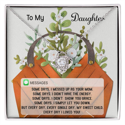 Daughter - Show You Grace - Love Knot Necklace