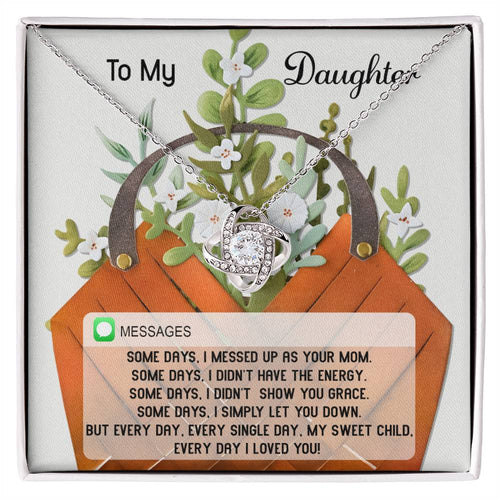 Daughter - Show You Grace - Love Knot Necklace