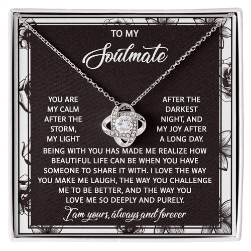Soulmate - Deeply And Purely - Love Knot Necklace
