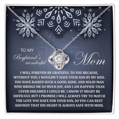 Boyfriend's Mom - By My Side - Love Knot Necklace