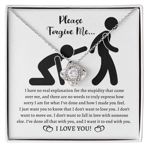 Sorry - Made You Feel - Love Knot Necklace