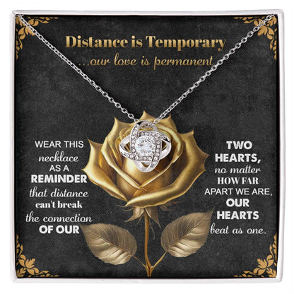 Soulmate - Love Is Permanent - Love Knot Necklace