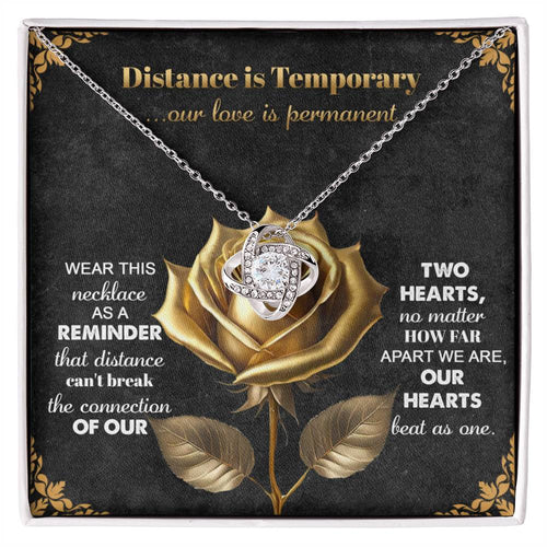 Soulmate - Love Is Permanent - Love Knot Necklace