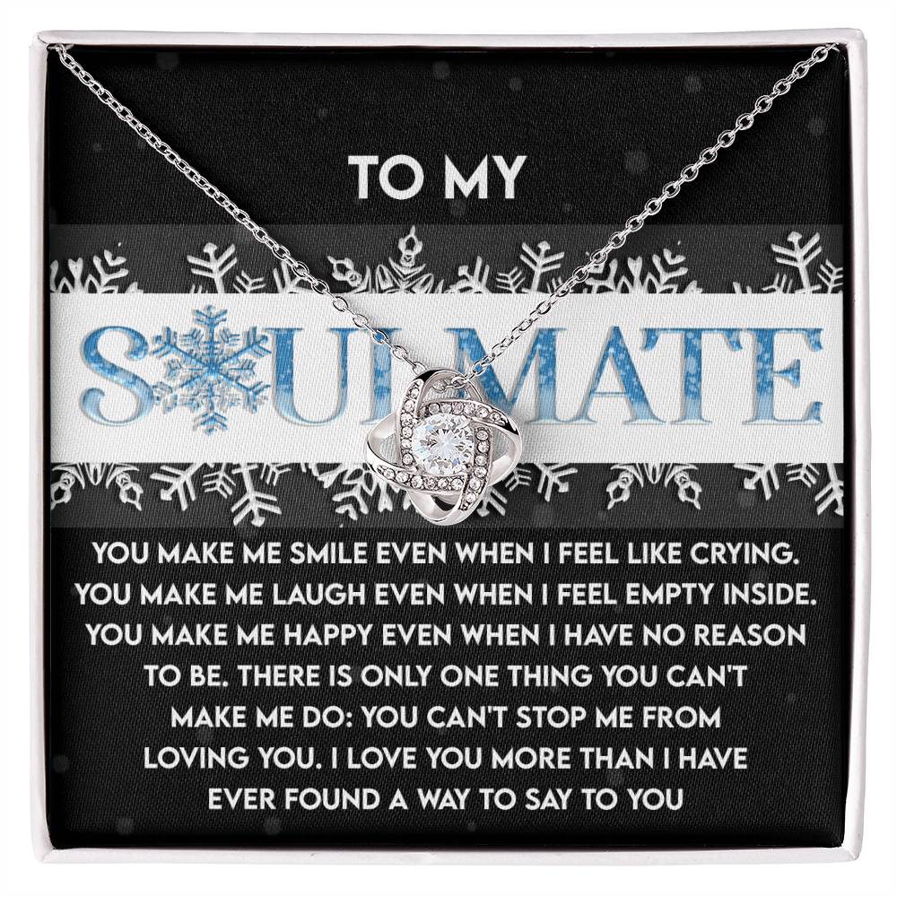 Soulmate - Loving You - Love Knot Necklace