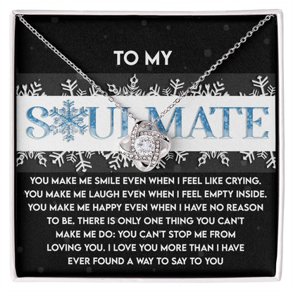 Soulmate - Loving You - Love Knot Necklace